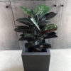 Maceta jardinera flat square grafito