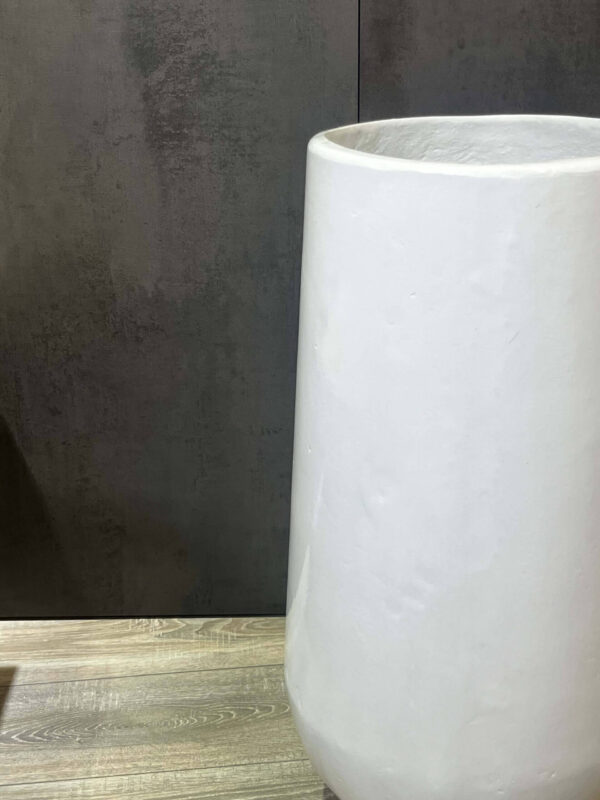 Maceta mori tall blanco