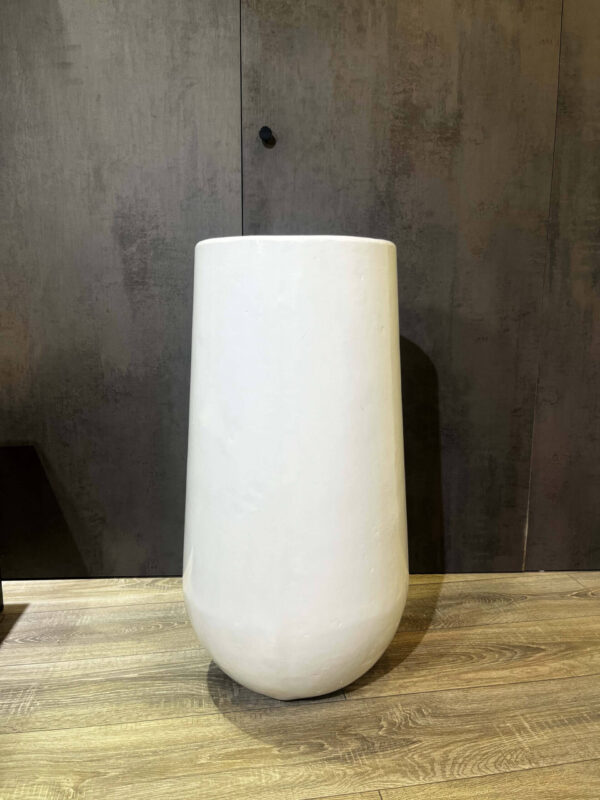 Maceta mori tall blanco