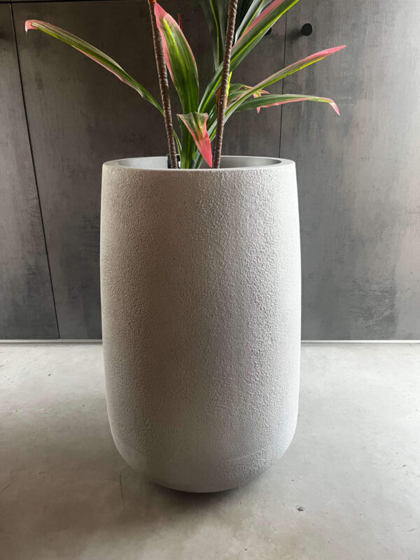 Maceta gris conic tall