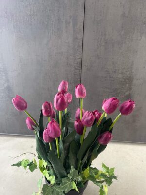 Planta artificial tulipan